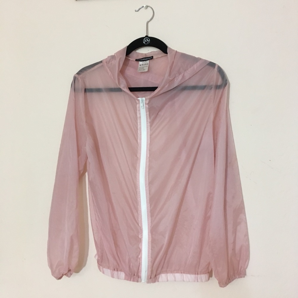 TRANSPARENT PINK JACKET